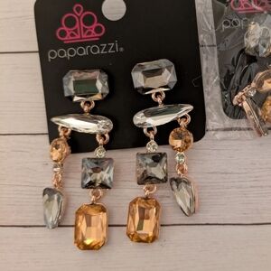 Gorgeous Rhinestone Dangling Post Earrings